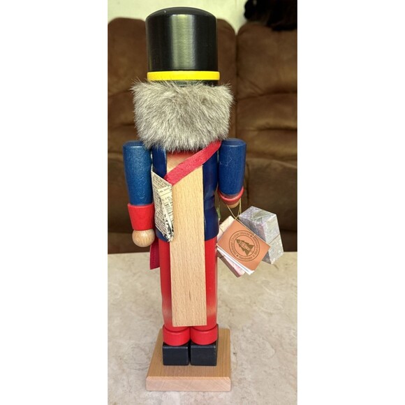 Vintage Holzkunst Christian Ulbricht W. Germany Nutcracker With Satchel/ Gifts - Picture 4 of 11